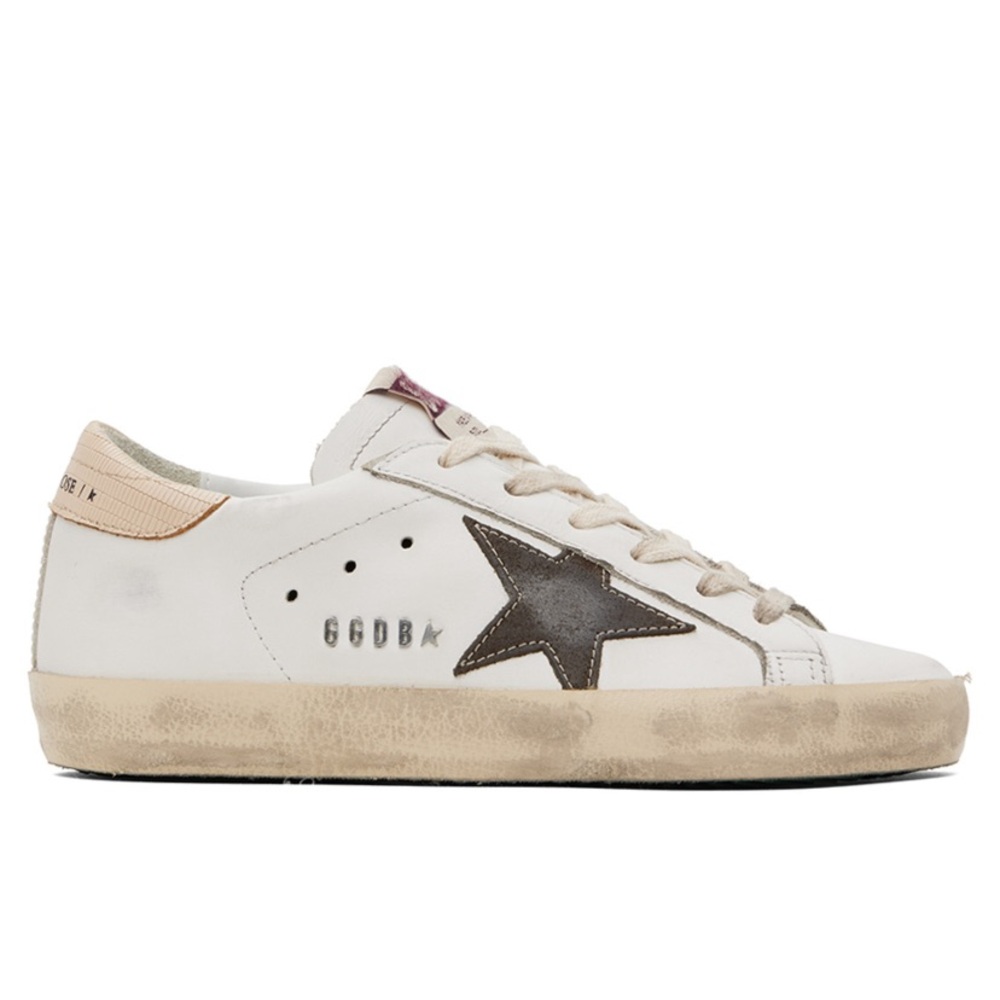 Golden Goose Superstar Sneaker NIB women Auth White, Pink Beige, Gray